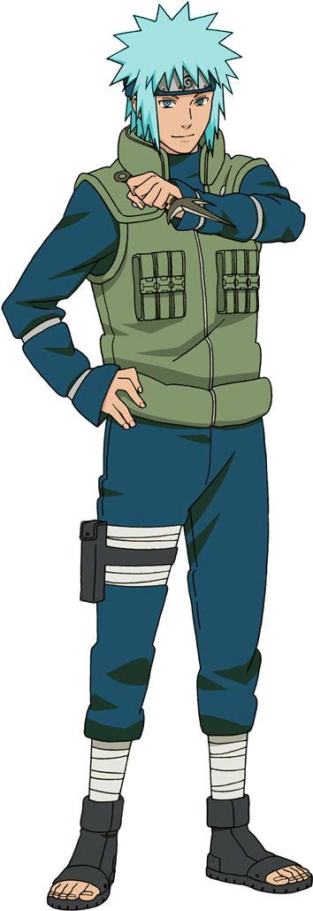 Blue - Personagem Do Naruto Shippuden (409x1059), Png Download