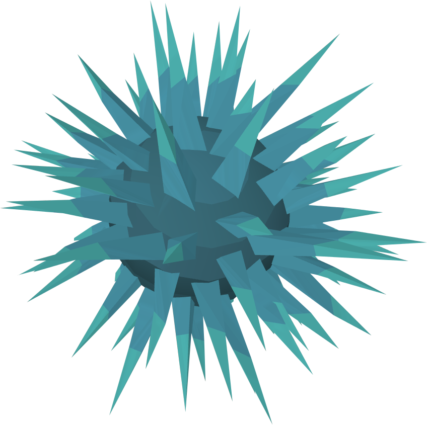 Detailed - Sea Urchin Crystal (848x845), Png Download