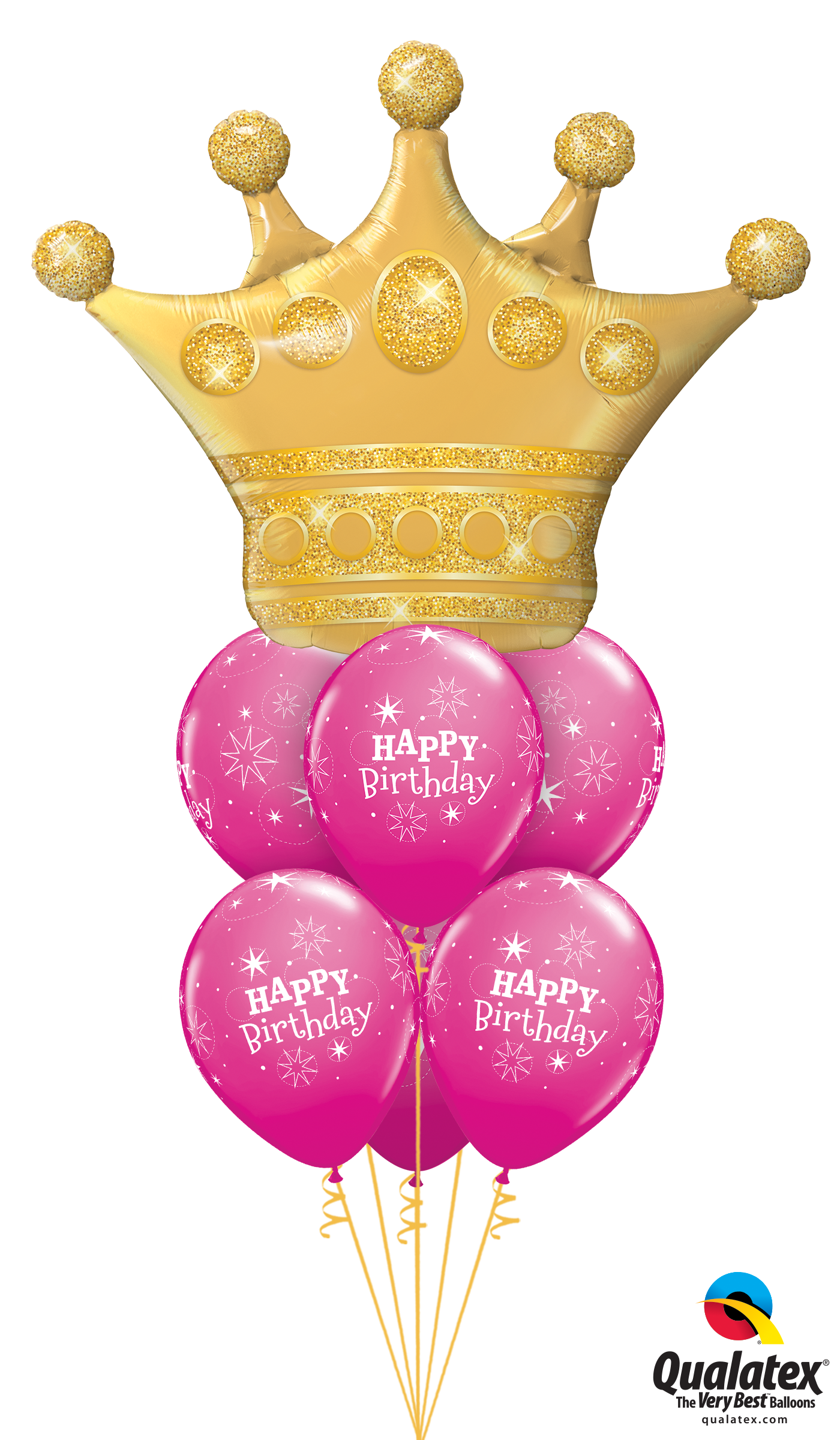 Birthday Golden Crown Luxury (1400x2400), Png Download