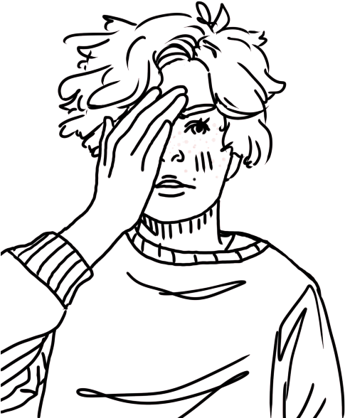 Cute Monkey Clipart Black And White - Human (500x645), Png Download