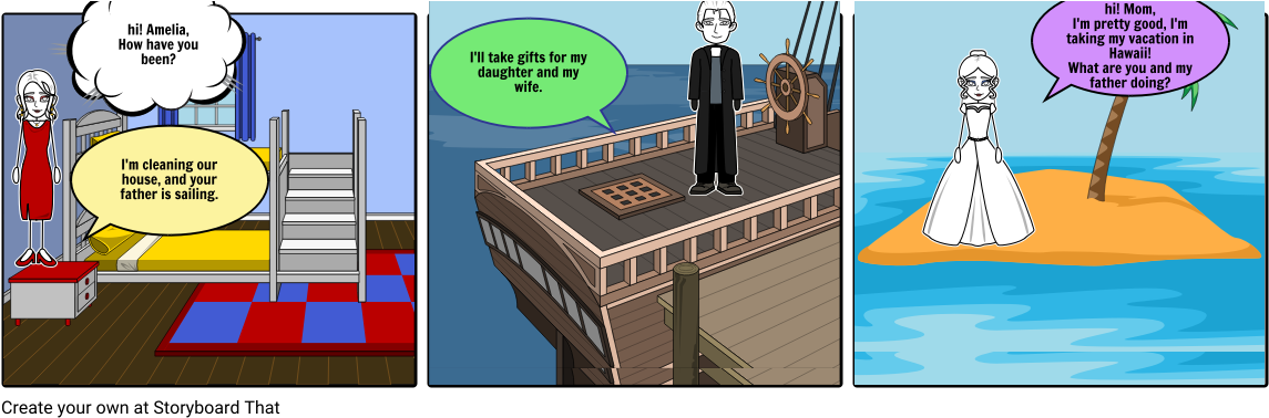 Mom's Phone Call - Cartoon (1164x385), Png Download