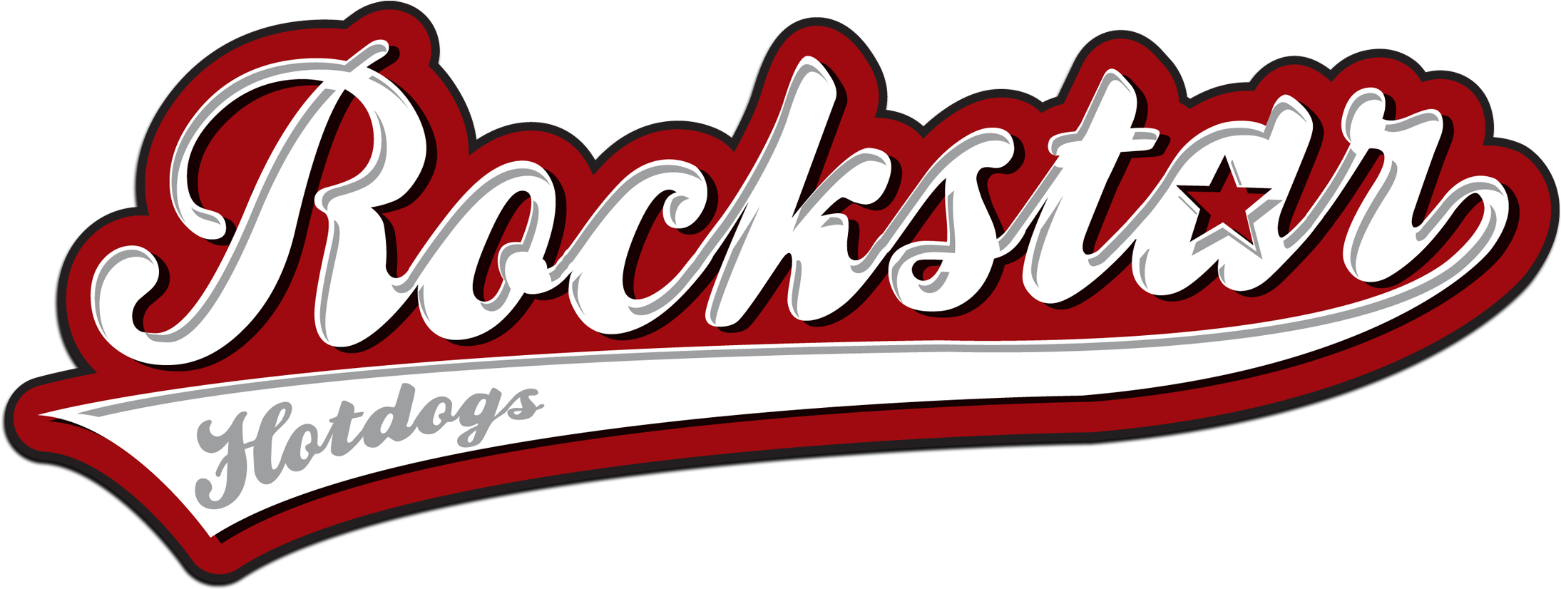 Rock Star Hot Dogs - Chicken (2372x1084), Png Download