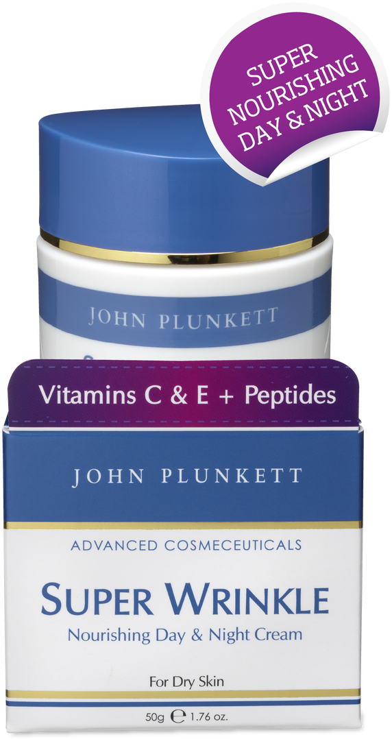 John Plunkett Super Wrinkle Cream 50g Jar - Cosmetics (1280x1280), Png Download