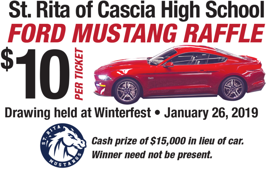 Mustang Raffle Promo (1000x622), Png Download