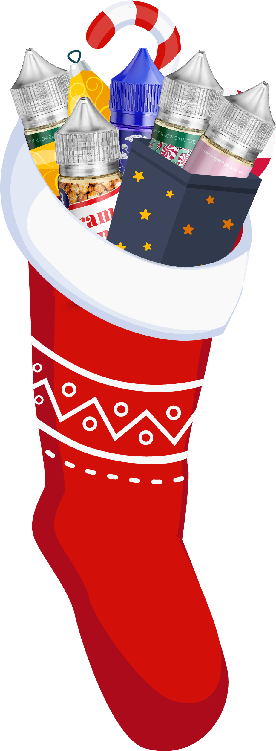 Christmas Stocking Stuffer - Christmas Stocking (975x2535), Png Download