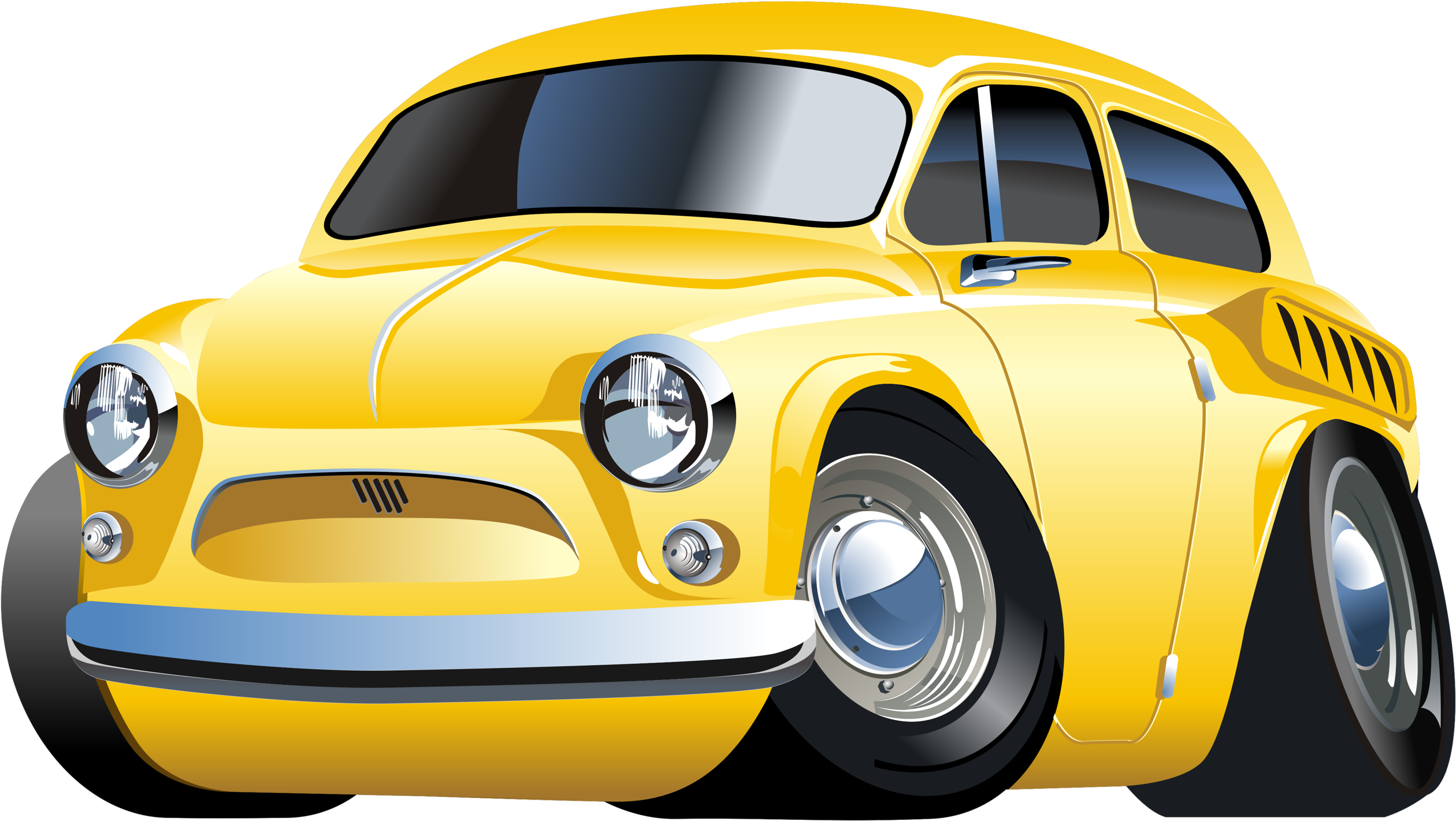 Фотки Art Cars, Car Humor, Caricature, Funny Cartoons, - Cartoon (2560x1440), Png Download