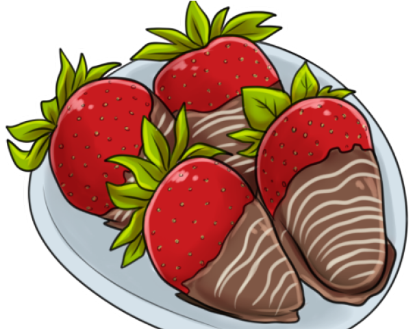 Covered Clipart Chocolate Covered - Strawberry (640x480), Png Download