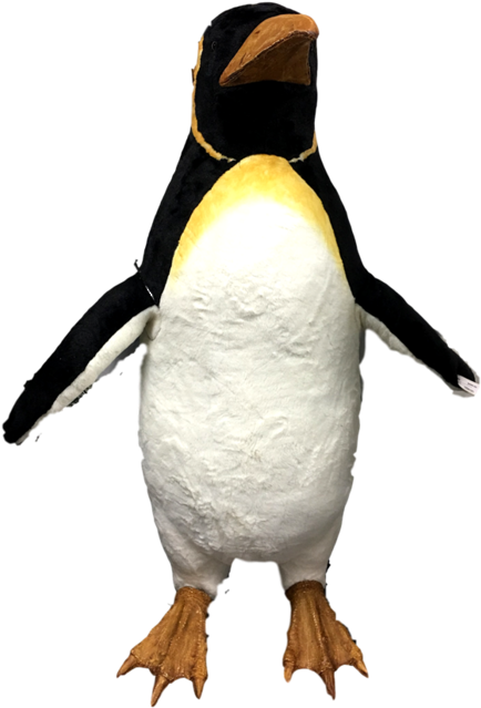 Imitation Christmas Female Penguin - Emperor Penguin (550x733), Png Download