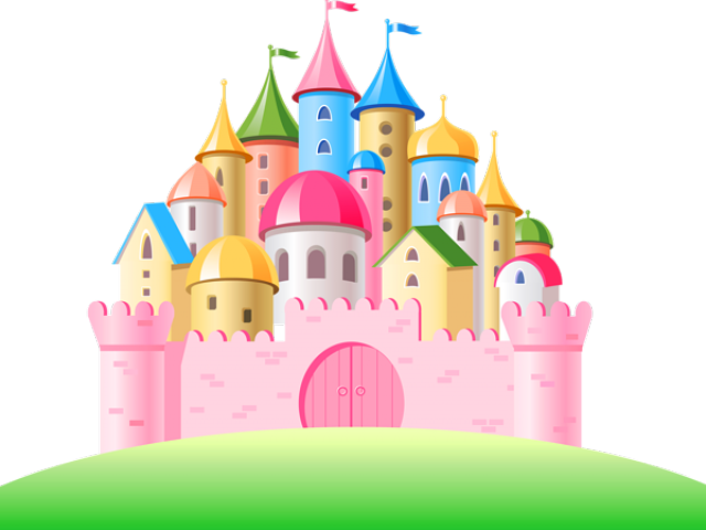 Original - Fairytale Castle Cartoon (640x480), Png Download