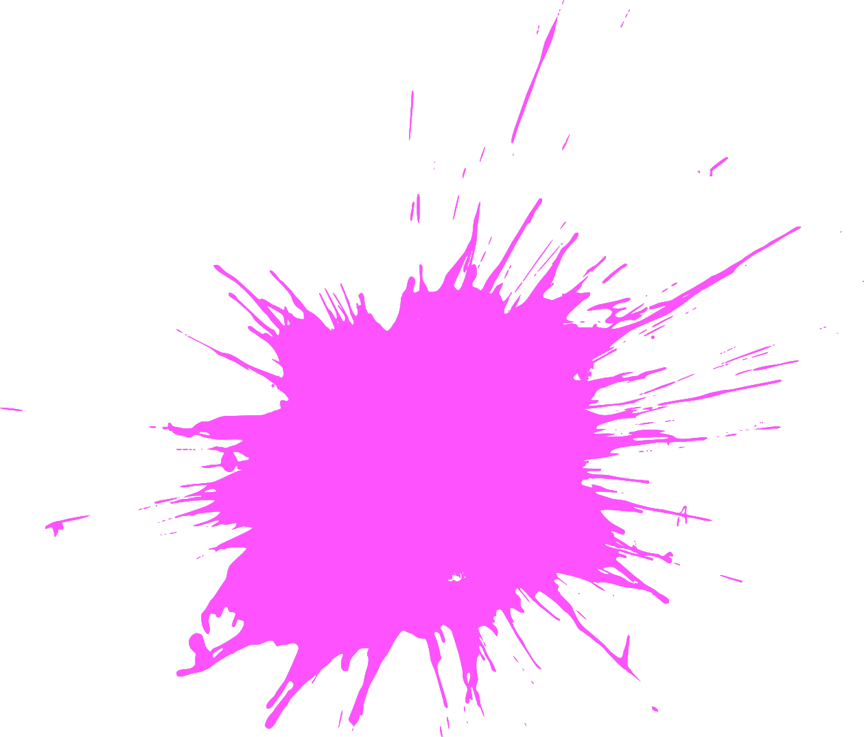 Copy Of Splatter - Paint Png (1259x1074), Png Download