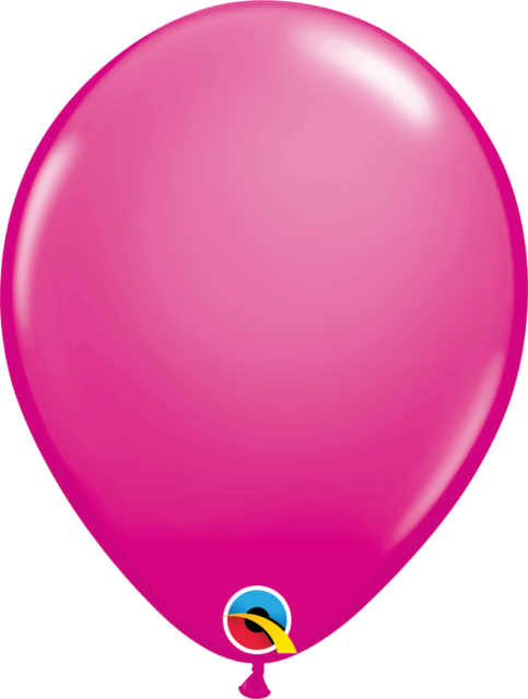 Qualatex Wild Berry Pink 11" Helium Quality Fashion - Wild Berry Latex Balloon (483x640), Png Download