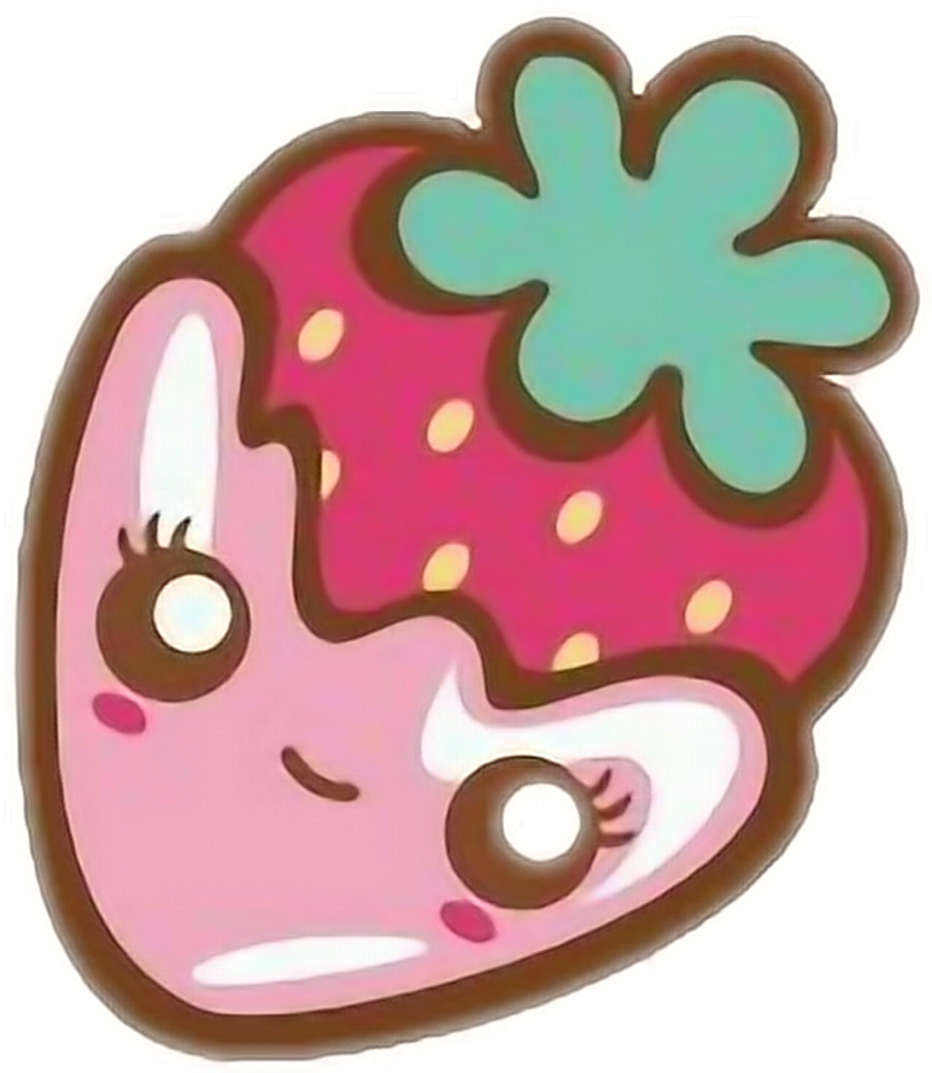 Kawaii Sticker - Cute Food Anime (1024x1179), Png Download