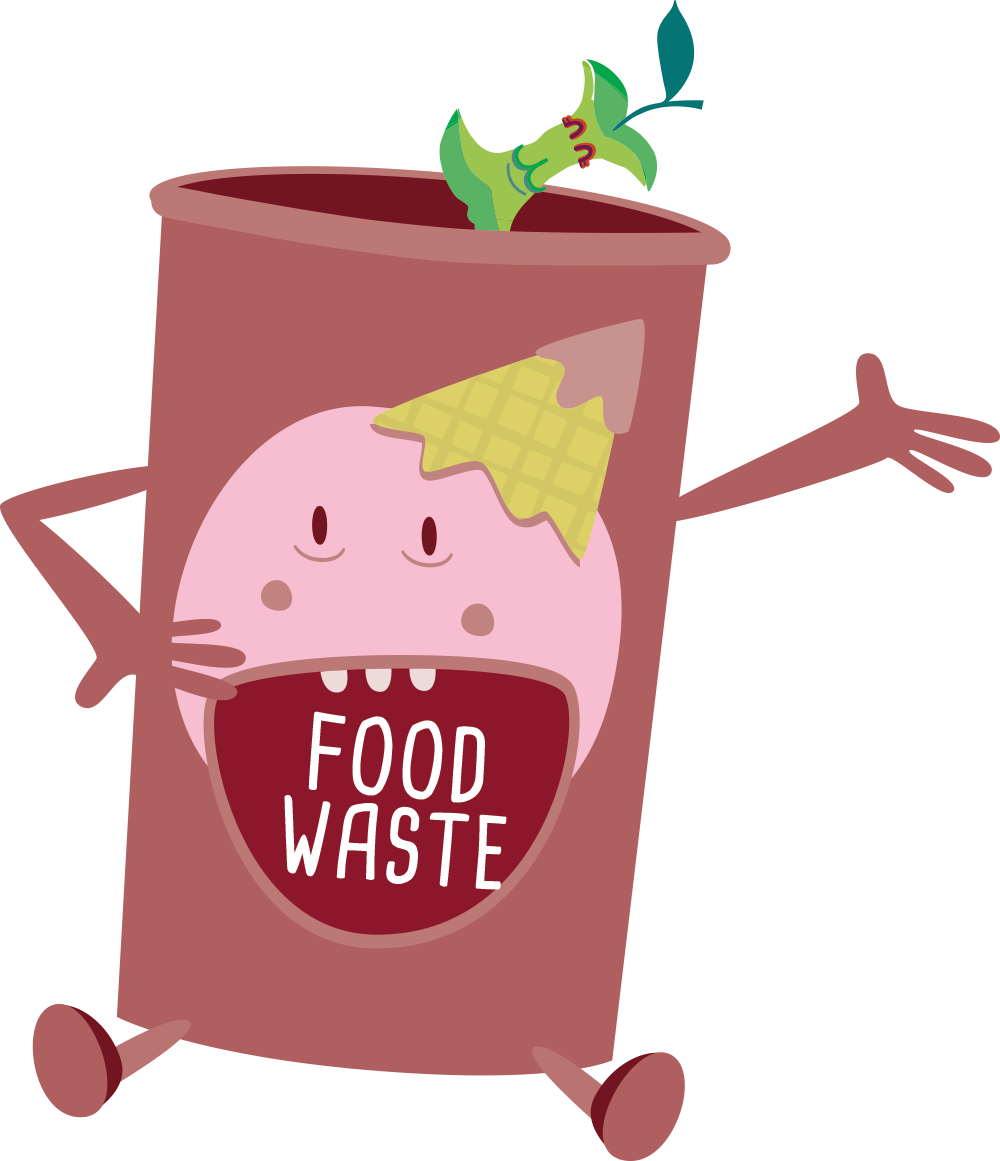 Food Bin V2 - Food Bin Cartoon Png (1000x1161), Png Download