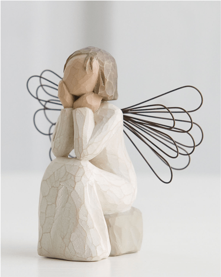 Willow Tree Angel Of Caring (568x568), Png Download