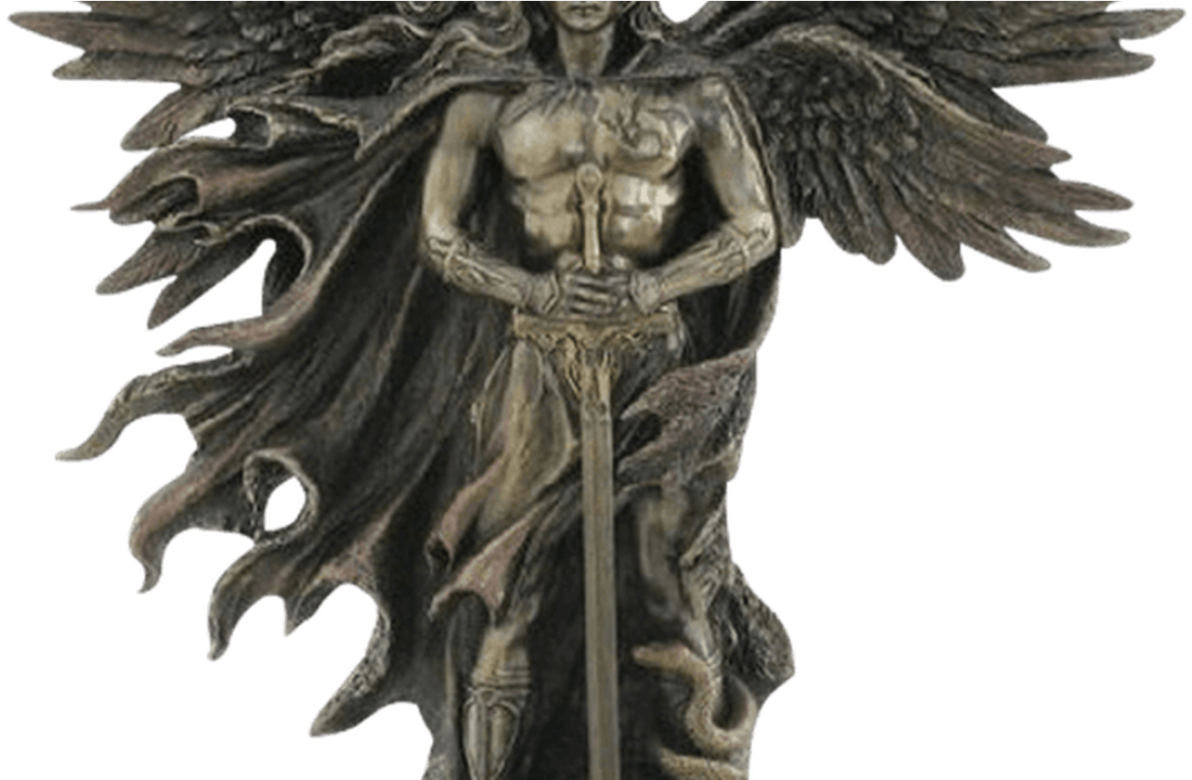 Angel Statue, Angel Figurine And Angel Collectibles - Guardian Angel Sculpture (1368x855), Png Download