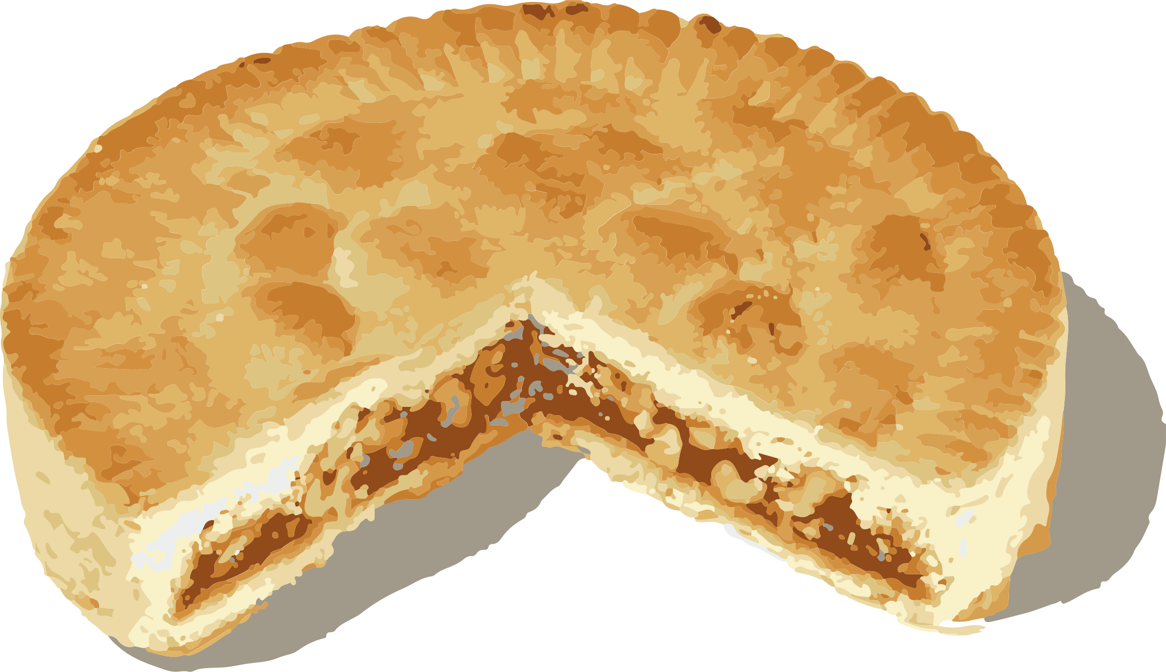 Big Image - Bündner Nusstorte (2400x1384), Png Download