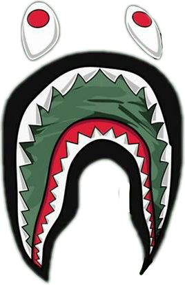Transparent Bape Shark Logo (268x414), Png Download