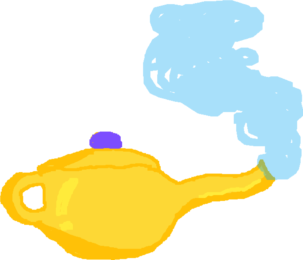 Genie Lamp (1400x1400), Png Download