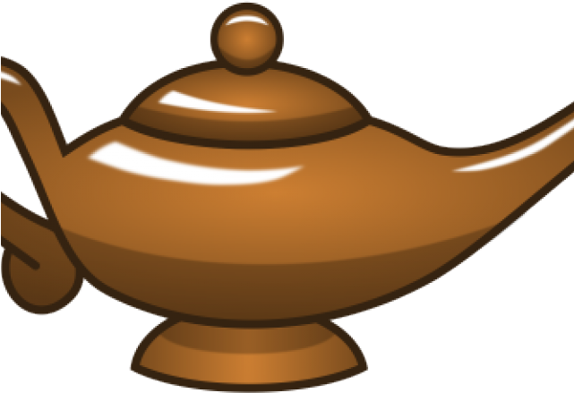 Genie Lamp Clipart Magic Lamp - Clip Art (640x480), Png Download