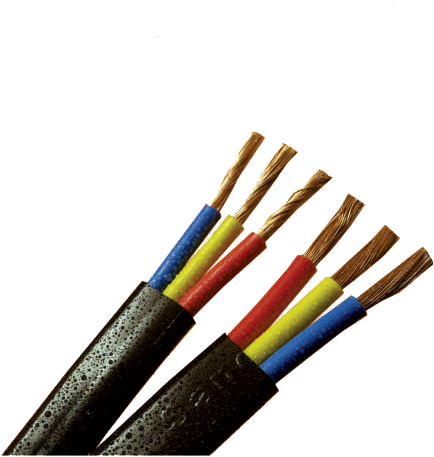 Copper Leads Gauge - Vulcanised India Rubber Wire (548x608), Png Download