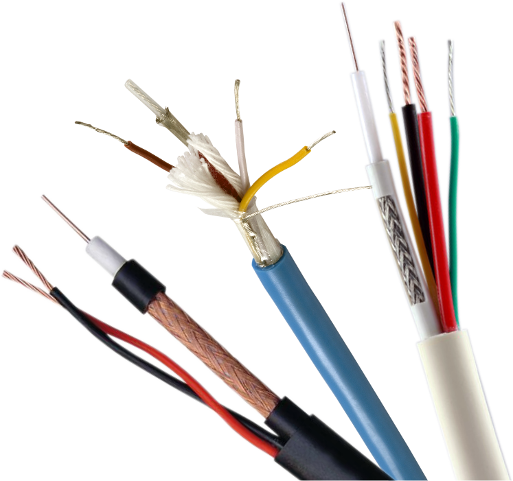 Cctv Wire & Cable (747x701), Png Download