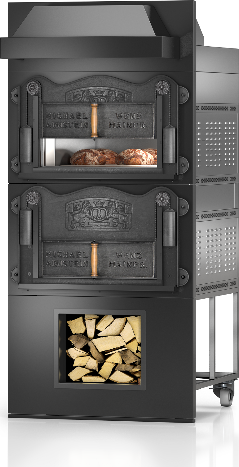 Original Designs Of An Old German Wood-burning Oven - Miwe Wenz 1919 (771x1503), Png Download