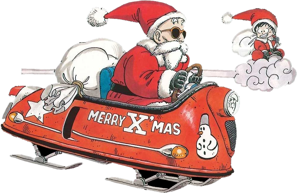 Mutenroshi Merry Chritsmas - Dragon Ball X Mas (1023x676), Png Download
