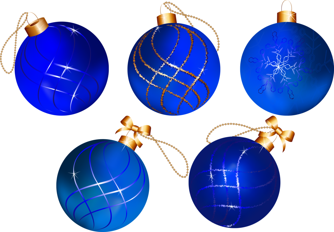 Download Hd Bolas De Navidad Azules Png Transparent Png Image Nicepng Com