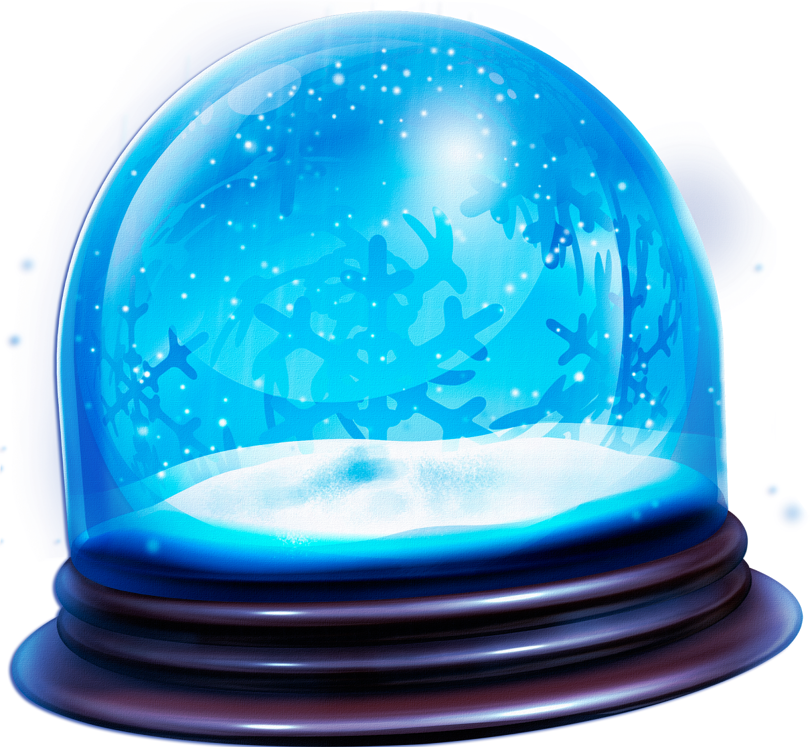 Bolas De Cristal De Navidad - Gif Bola De Cristal Navidad (1600x1477), Png Download