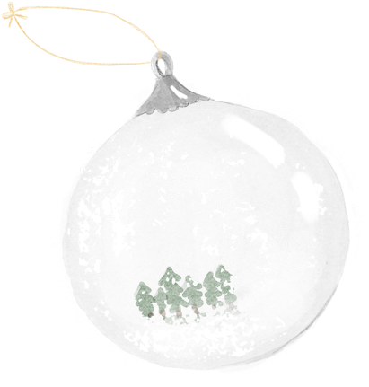 Bola Navidad De Cristal De La Tortuguita Blanca - Locket (800x800), Png Download