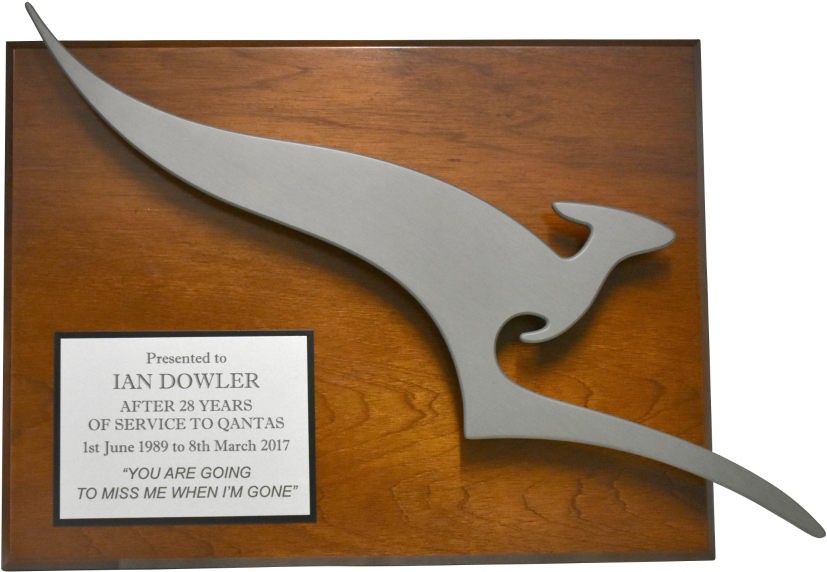 Plaque Retirement - Plywood (1000x666), Png Download
