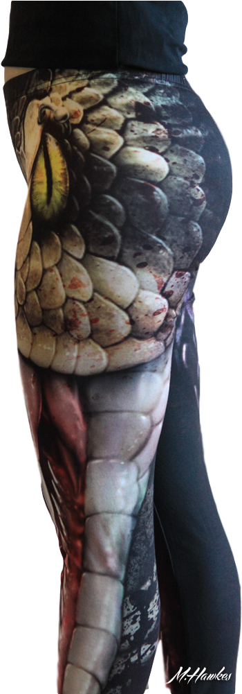 Snake Eye Stud Leggings - Vase (667x1000), Png Download