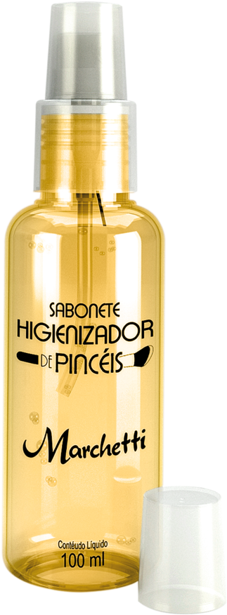 Sabonete Higienizador De Pinceis Marchetti - Paintbrush (1000x913), Png Download
