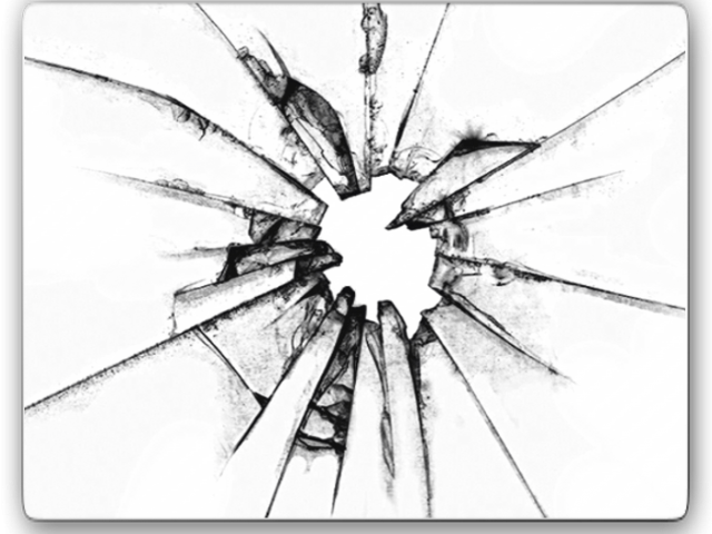 Drawn Glass Glass Effect - Seattle (640x480), Png Download