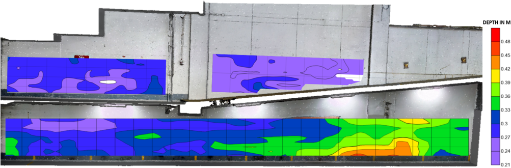 Survey For Concrete Wall Slab Thickness - Modern Art (1024x358), Png Download