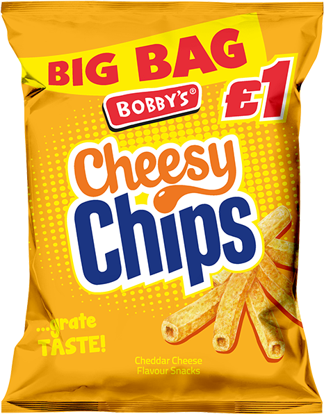 Cheesy Chips - Bobbys (640x640), Png Download