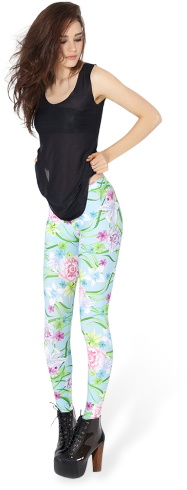 Island Retreat Leggings By Black Milk Clothing - Leggings (683x1024), Png Download