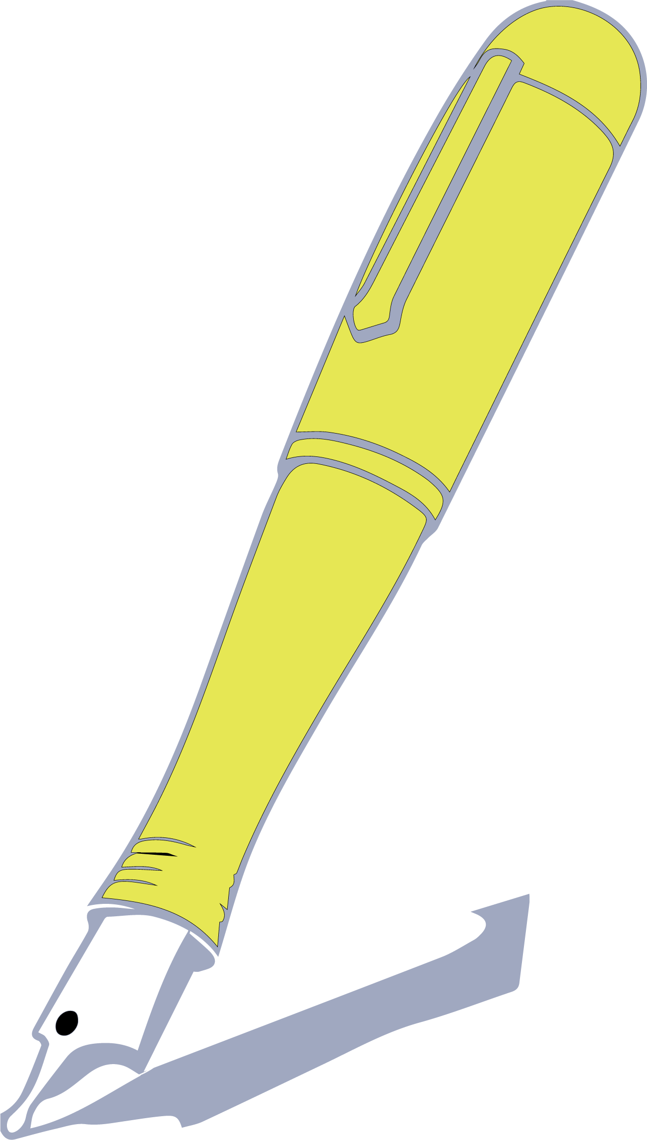 Write Calligraphy Pen Clipart Png - Tool (1304x2298), Png Download