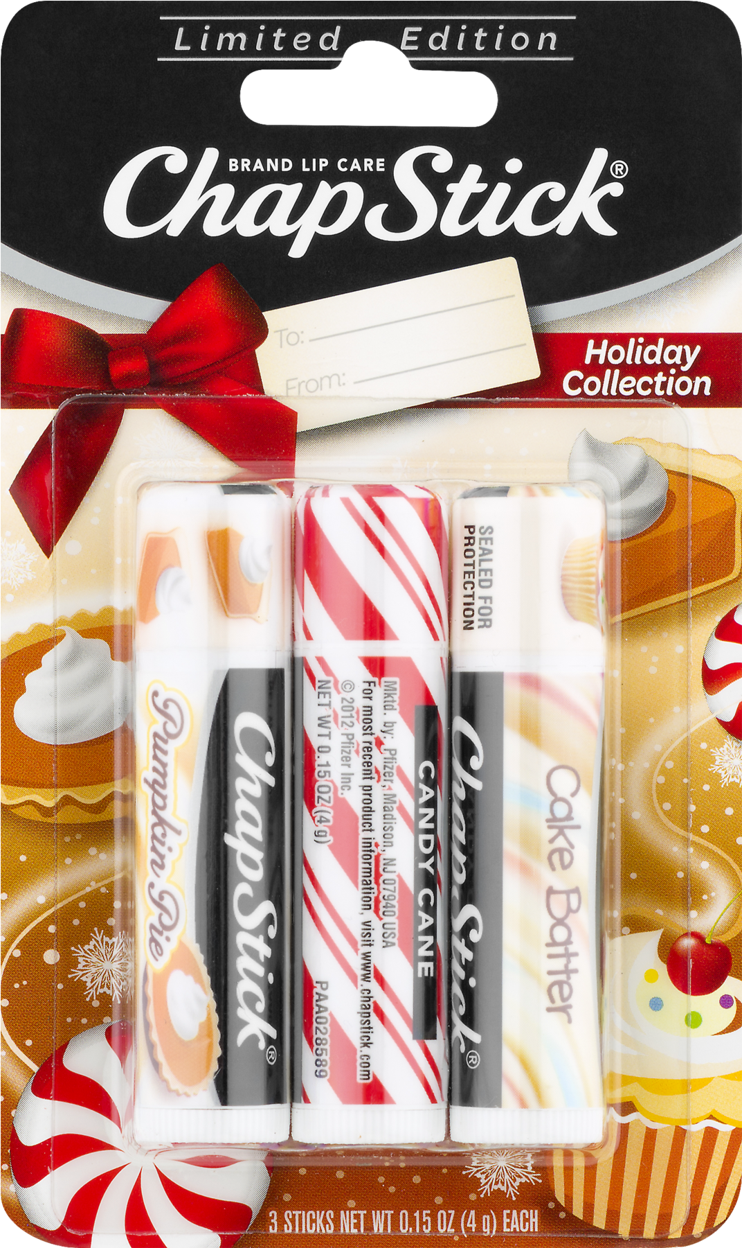 Chapstick Lip Care Holiday Flavor Collection Lip Balm, - Chapstick (1800x1800), Png Download