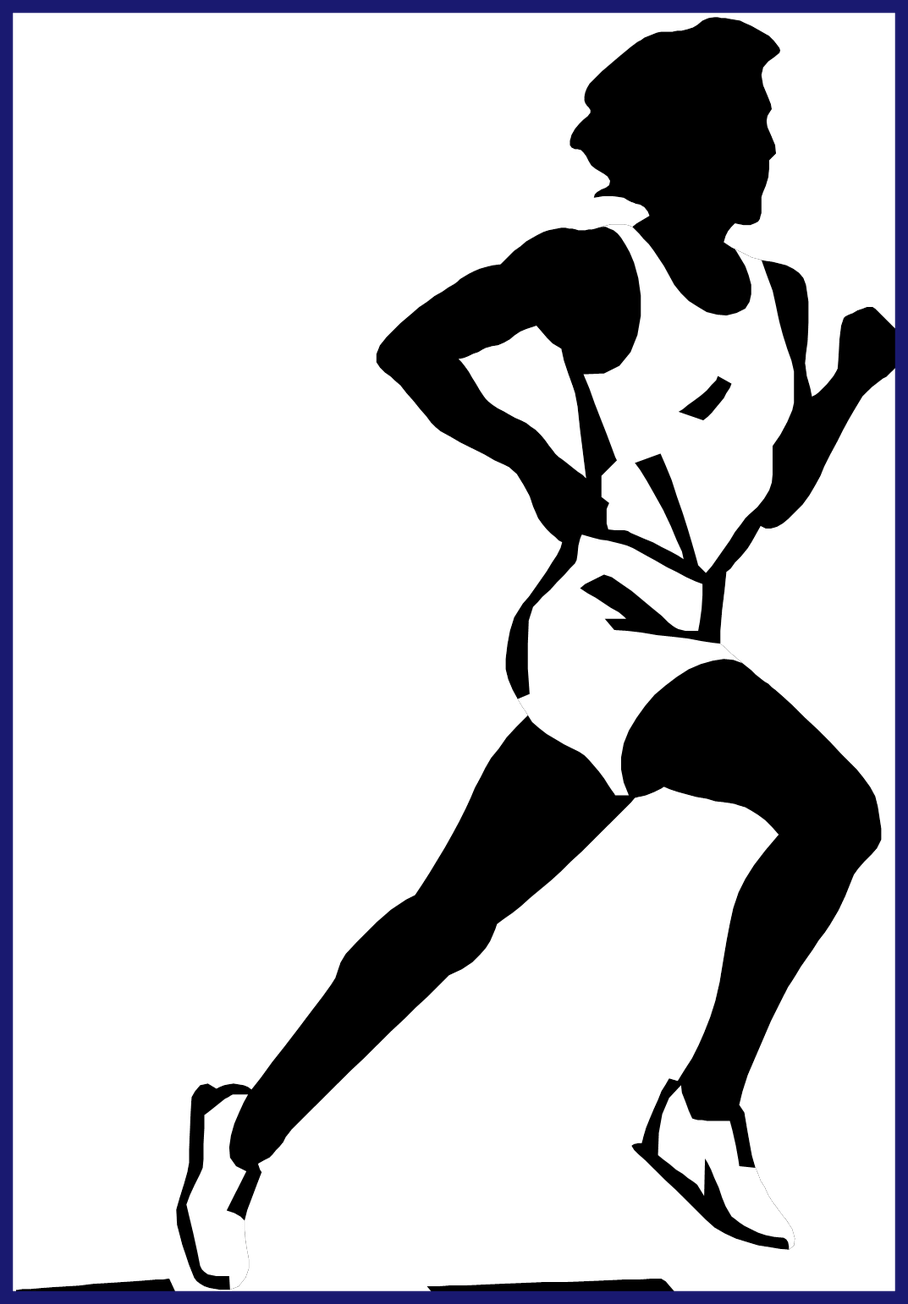 Shocking I U A Big Fan Of Running Did Cross Country - Running Clip Art Png (908x1304), Png Download