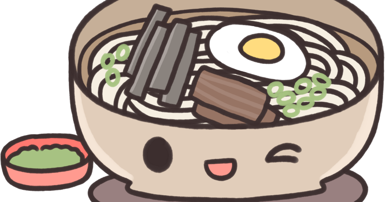 Japanese Food Doodle Png (795x417), Png Download