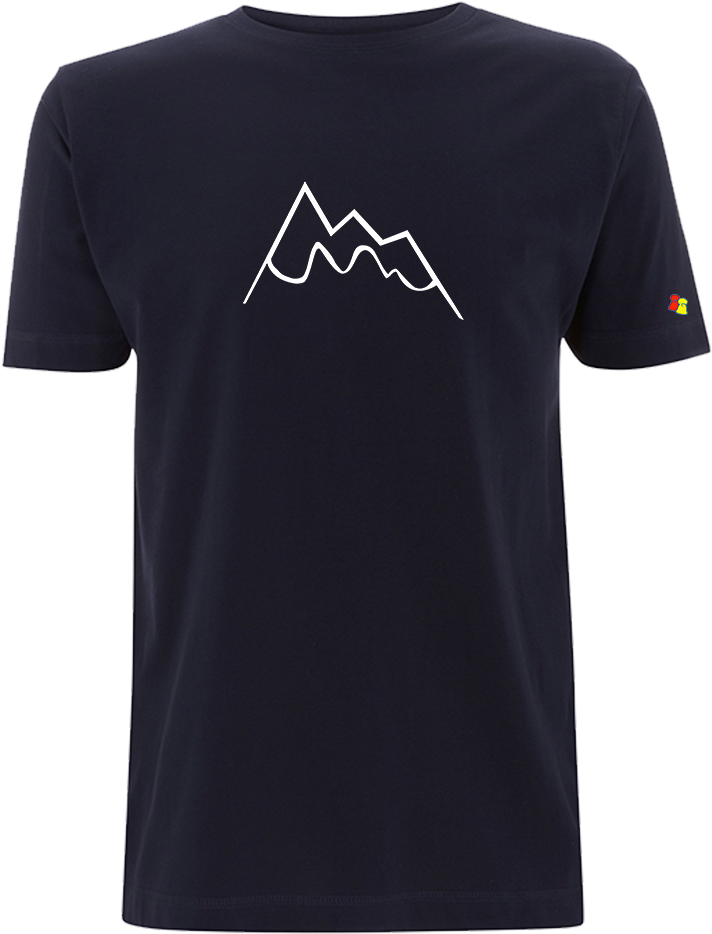 Snowy Mountains Big Bobble Hats T-shirt - Champion T Shirt Fake Vs Real (792x990), Png Download