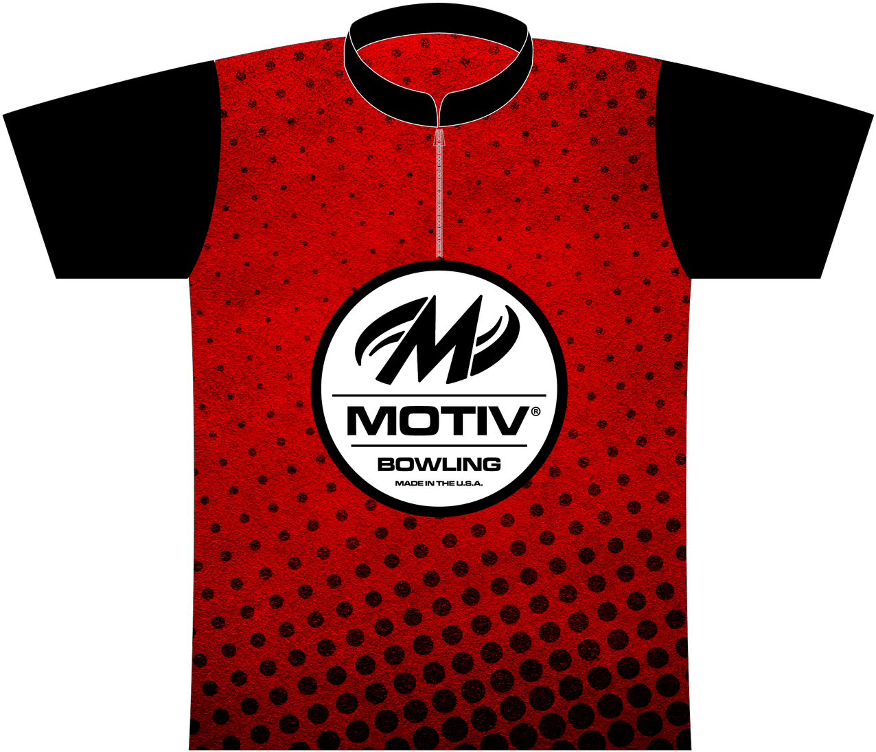 Motiv Black Dots Express Dye Sublimated Jersey - Motiv Bowling (1280x1102), Png Download