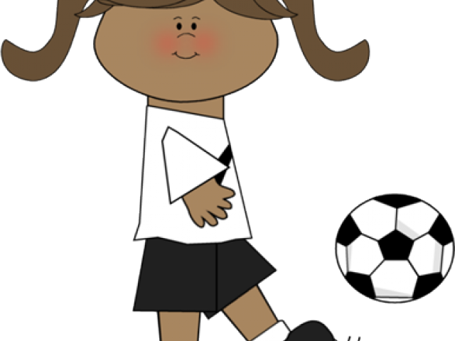 Soccerball Clipart - Kicking A Ball Clipart (640x480), Png Download