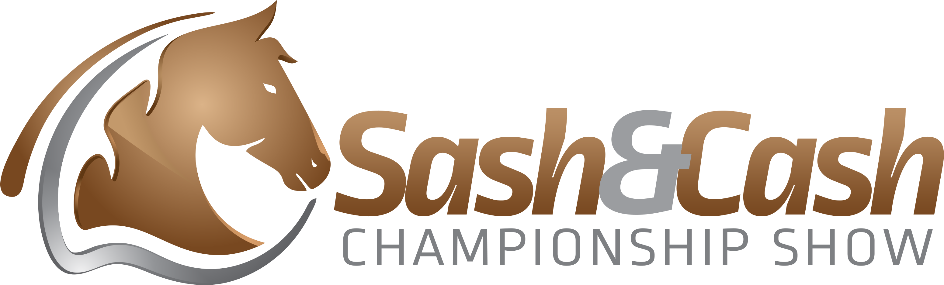 Sash & Cash Championship Horse - Illustration (3142x1017), Png Download
