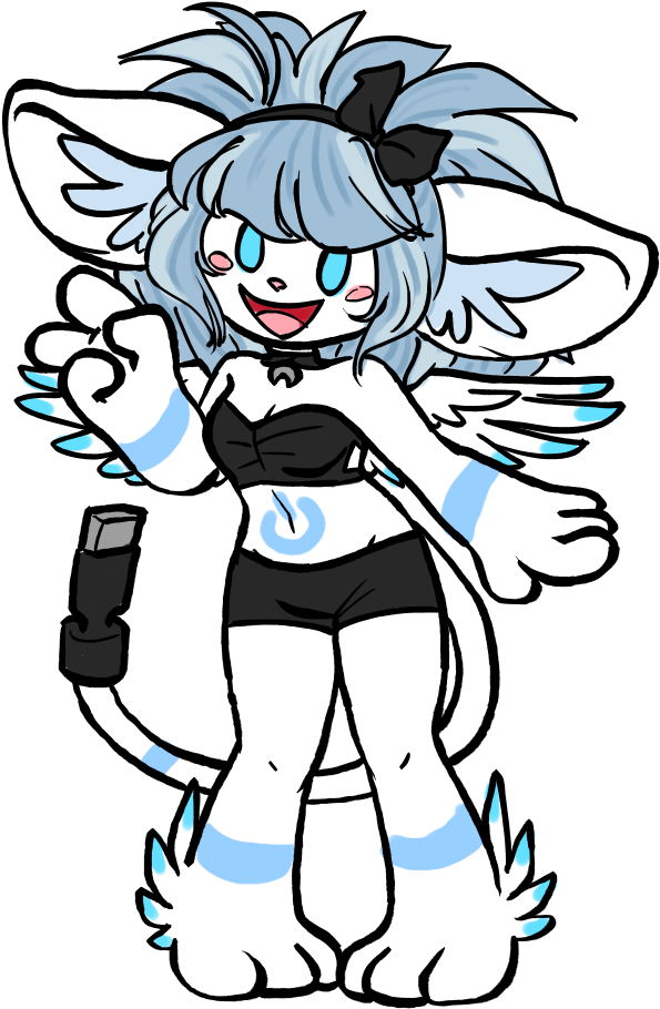 Frostygirl - Thumb - - Cartoon (633x941), Png Download