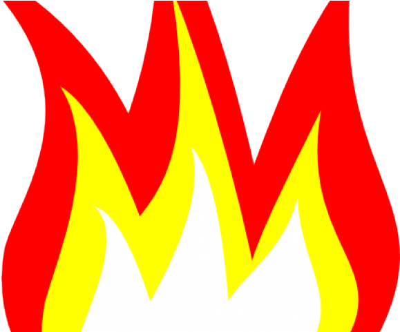 Flamingo Clipart Fire (640x480), Png Download