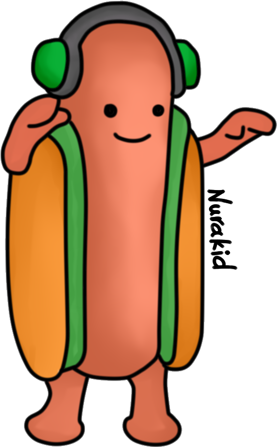Hot Dog By Nurakid - Dancing Hot Dog Cartoon (658x947), Png Download