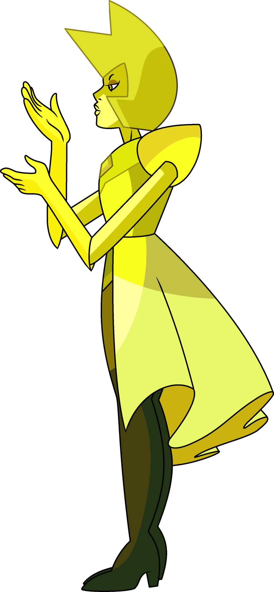 Yellow Diamond Yellow Gem Great Diamond Authority Diamond - Steven Universe Yellow Diamond Citrine (889x1920), Png Download