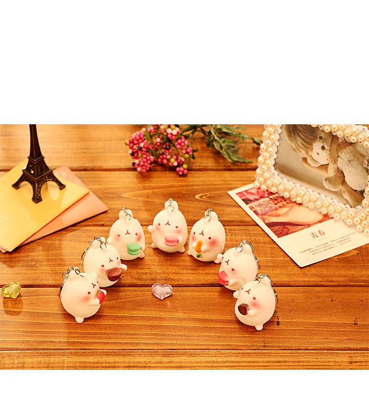 Móc Khóa Molang - Bouquet (750x837), Png Download